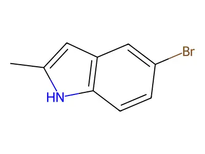 5-Bromo-2-methylindole structure