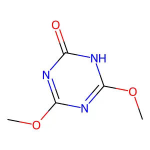 4,6-Dimethoxy-1,3,5-triazin-2(1H)-one structure