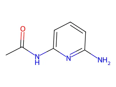 2-Acetamido-6-aminopyridine structure