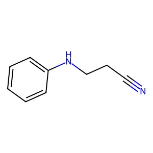 3-苯胺基丙腈 structure