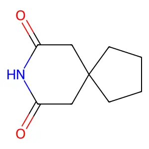 8-Azaspiro(4.5)decane-7,9-dione structure