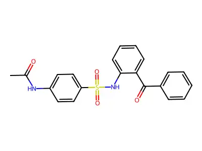 N-(4-((2-Benzoylanilino)sulfonyl)phenyl)acetamide structure