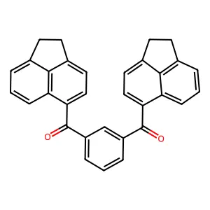 Methanone, 1,3-phenylenebis[(1,2-dihydro-5-acenaphthylenyl)- structure