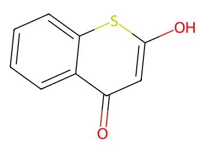 4-Hydroxy-1-thiocoumarin structure
