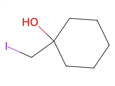 1-(Iodomethyl)cyclohexan-1-ol structure