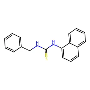 1-Benzyl-3-naphthalen-1-ylthiourea structure