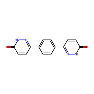 1,4-Bis(3-oxo-2,3-dihydropyridazine-6-yl)benzene structure