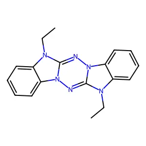 5,12-Diethylbis(benzimidazolo)(1,2-b:1',2'-e)(1,2,4,5)tetrazine structure