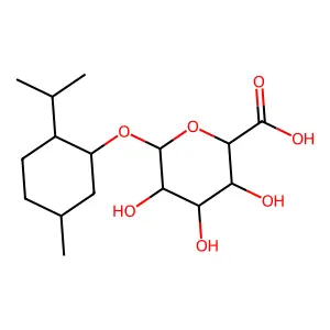 Menthol glucuronide structure