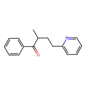 2-Methyl-1-phenyl-4-(pyridin-2-yl)butan-1-one structure