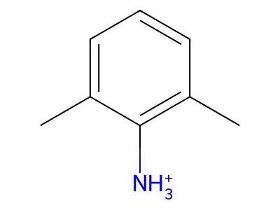 2,6-Dimethylanilinium structure