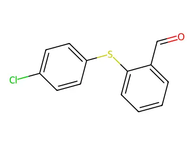 2-(4-Chlorophenylthio)Benzaldehyde structure