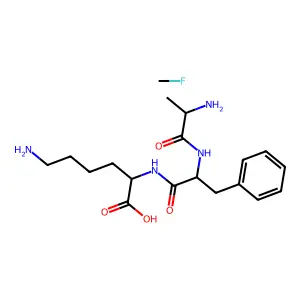 Alanyl-phenylalanyl-lysine fluoromethane structure