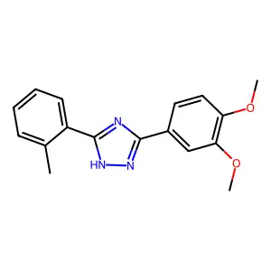 3-(3,4-Dimethoxyphenyl)-5-(2-methylphenyl)-1H-1,2,4-triazole structure
