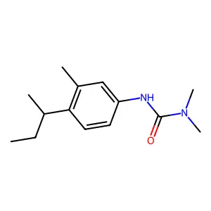 3-(4-Butan-2-yl-3-methylphenyl)-1,1-dimethylurea structure