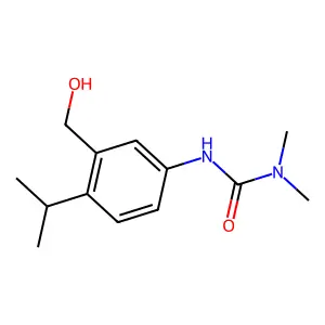 3-(3-(Hydroxymethyl)-4-propan-2-ylphenyl)-1,1-dimethylurea structure