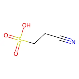 2-Cyanoethanesulfonic acid structure