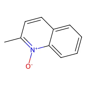 Quinaldine, 1-oxide structure