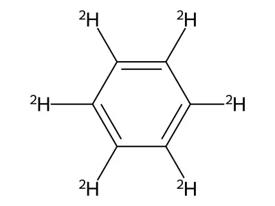 氘代苯 structure