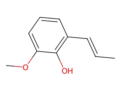 2-Methoxy-6-(1-propenyl)phenol structure