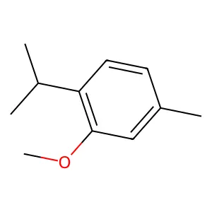 百里酚甲基醚 structure