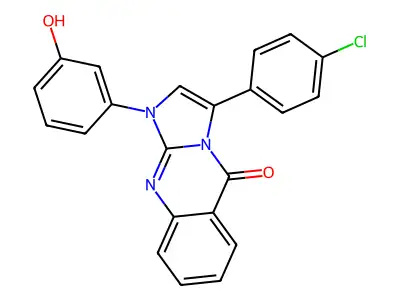 Imidazo(2,1-b)quinazolin-5(1H)-one, 3-(4-chlorophenyl)-1-(3-hydroxyphenyl)- structure