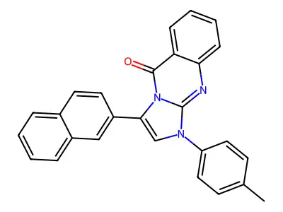 Imidazo(2,1-b)quinazolin-5(1H)-one, 1-(4-methylphenyl)-3-(2-naphthalenyl)- structure