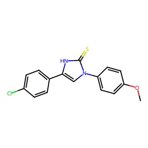 4-(4-Chloro-phenyl)-1-(4-methoxy-phenyl)-1H-imidazole-2-thiol structure