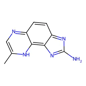 8-甲基-1H-咪唑并(4,5-f)喹喔啉-2-胺 structure