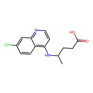 4-[(7-chloroquinolin-4-yl)amino]pentanoic Acid structure
