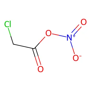 氯乙酸与硝酸的酸酐 structure