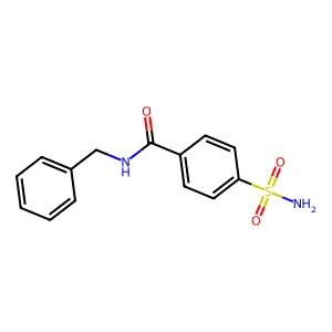 N-苄基-4-氨磺酰苯甲酰胺 structure