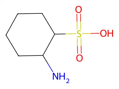 2-Aminocyclohexanesulfonic acid structure