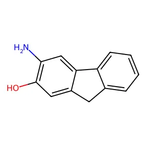 3-amino-9H-fluoren-2-ol structure