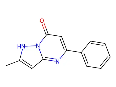 Pyrazolo[1,5-a]pyrimidin-7(4H)-one, 2-methyl-5-phenyl- structure
