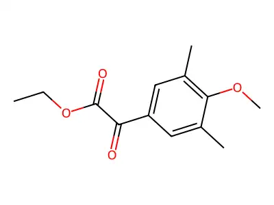 Ethyl 4-methoxy-3,5-dimethylbenzoylformate structure