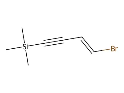 (E)-1-Bromo-4-trimethylsilyl-1-buten-3-yne structure
