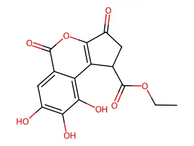 短叶苏木酚酸乙酯 structure