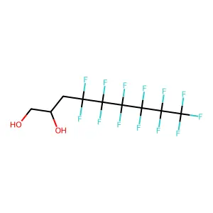 4,4,5,5,6,6,7,7,8,8,9,9,9-Tridecafluorononane-1,2-diol structure