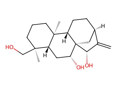 Kaur-16-ene-7,15,18-triol structure