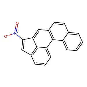 5-Nitrobenz(l)acephenanthrylene structure