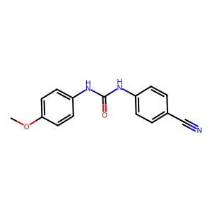 1-(4-Cyanophenyl)-3-(4-methoxyphenyl)urea structure