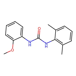 1-(2-Methoxyphenyl)-3-(2,6-xylyl)urea structure