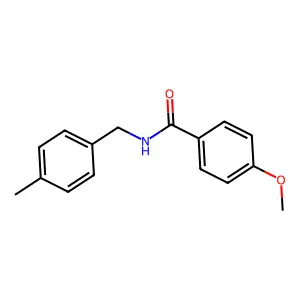 4-Methoxy-N-(4-methylbenzyl)benzamide structure
