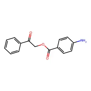 2-Oxo-2-phenylethyl 4-aminobenzoate structure