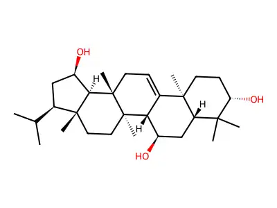 Rubiatriol structure
