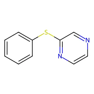 Phenylthio pyrazine structure