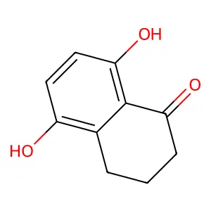 5,8-Dihydroxy-3,4-dihydro-1(2H)-naphthalenone structure