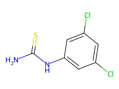 3,5-Dichlorophenylthiourea structure