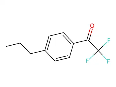 4'-n-Propyl-2,2,2-trifluoroacetophenone structure